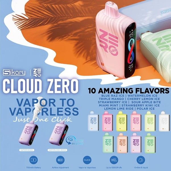 Sikary Cloud Zero 50K Disposable Vape 5%