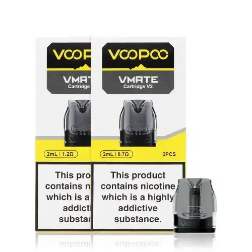 VooPoo Vmate Cartridge V2 3ML Refillable Replacement Pod