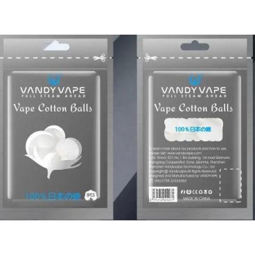 100% Organic Vape Cotton Balls by Vandyvape - My Vpro