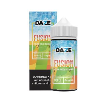 7-daze-fusion-yellow-green-red-mango-iced-100ml-white
