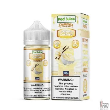Golden Custard - POD Juice Synthetic 100mL Pod Juice