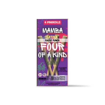 Mamba Four of a Kind Full Spectrum Blend 2GM Pre Rolls 4pk