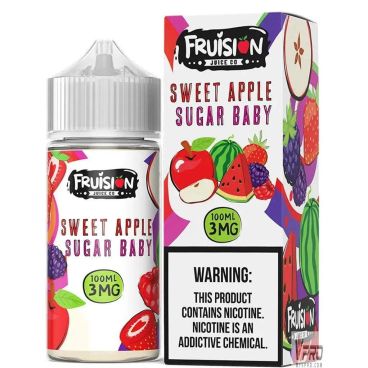 Sweet Apple Sugar Baby - Fruision Juice Co E-Liquid 100mL Fruision