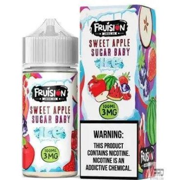 Sweet Apple Sugar Baby Ice - Fruision Juice Co E-Liquid 100mL Fruision