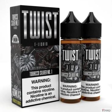 Tobacco Silver No.1 - Twist E-liquids - 2x60mL Twist E-Liquids
