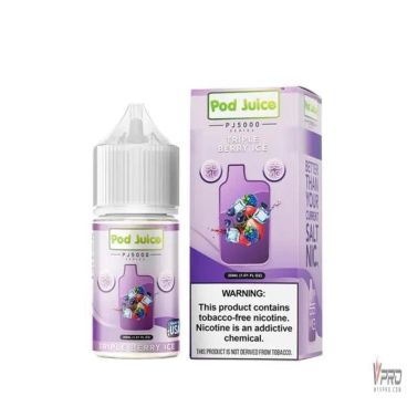 Triple Berry Ice - Pod Juice PJ5000 Synthetic Salt 30mL Pod Juice
