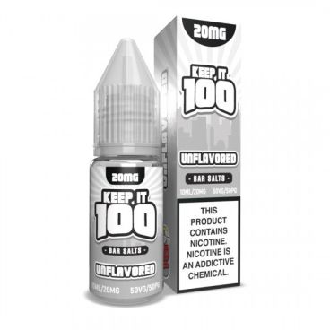 Unflavored - Keep It 100 Bar Salt 10mL