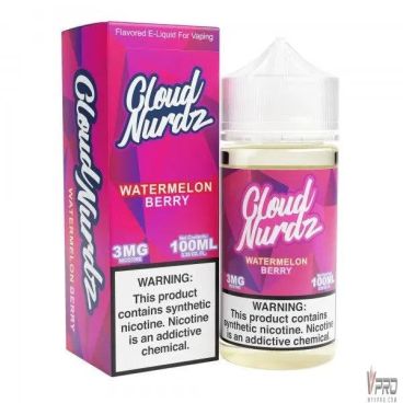 Watermelon Berry - Cloud Nurdz Synthetic 100mL Cloud Nurdz E-Liquid
