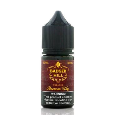American Way - Badger Hill Reserve Synthetic Salt 30mL