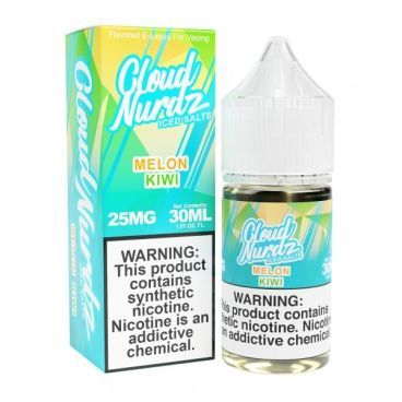 Iced Kiwi Melon - Cloud Nurdz Salts 30mL