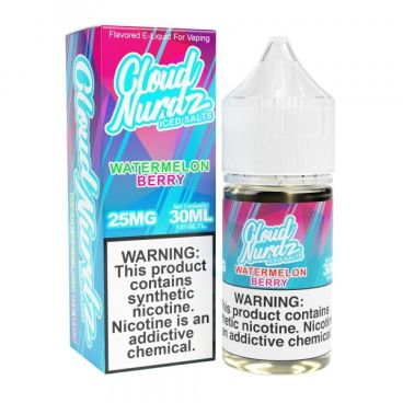 Iced Watermelon Berry - Cloud Nurdz Salts 30mL