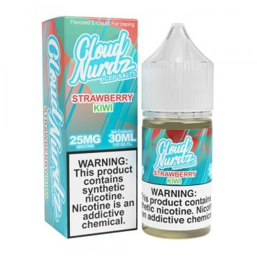 Iced Strawberry Kiwi - Cloud Nurdz Salts 30mL