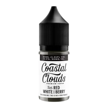 Iced Red White and Berry - Coastal Clouds Co. Salt 30mL