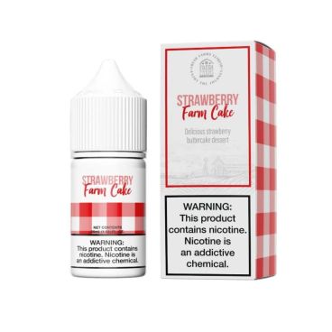 Strawberry Farm Cake - Fresh Farms Salt 30mL