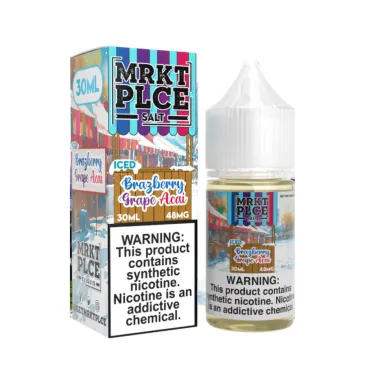 Iced Brazberry Grape Acai -  MRKTPLCE Salt 30mL