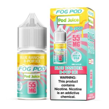 Blue Rancher B-Pop Ice - Fog Pod by Pod Juice Synthetic Salt 30mL