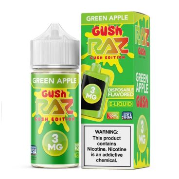 Green Apple Gush - POD Juice x RAZ 100mL