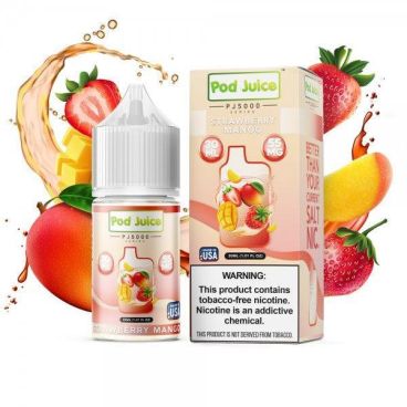 Strawberry Mango - Pod Juice PJ5000 Synthetic Salt 30mL - MyVpro