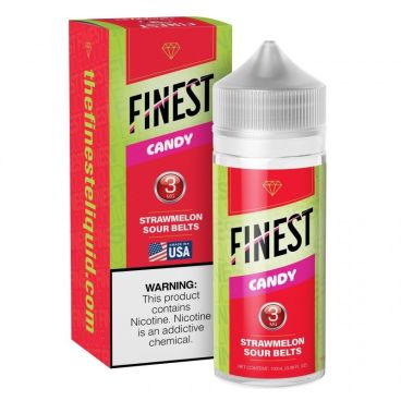 Strawmelon Sour Belts - Candy - Finest 100mL