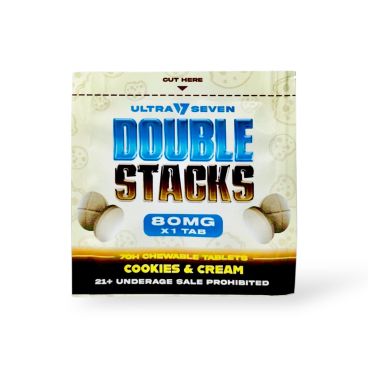 Ultra Seven Double Stacks 7-OH Tablets-1ct x 80mg - Cookies & Cream