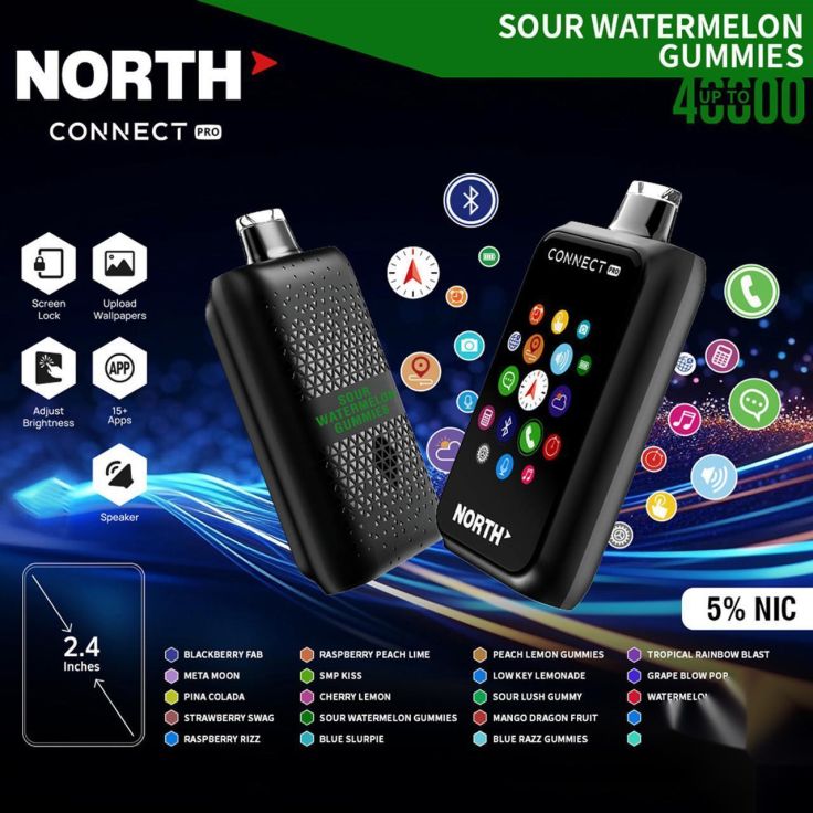 North Connect Pro 40K Puffs 20mL Disposable | Long-Lasting Vape