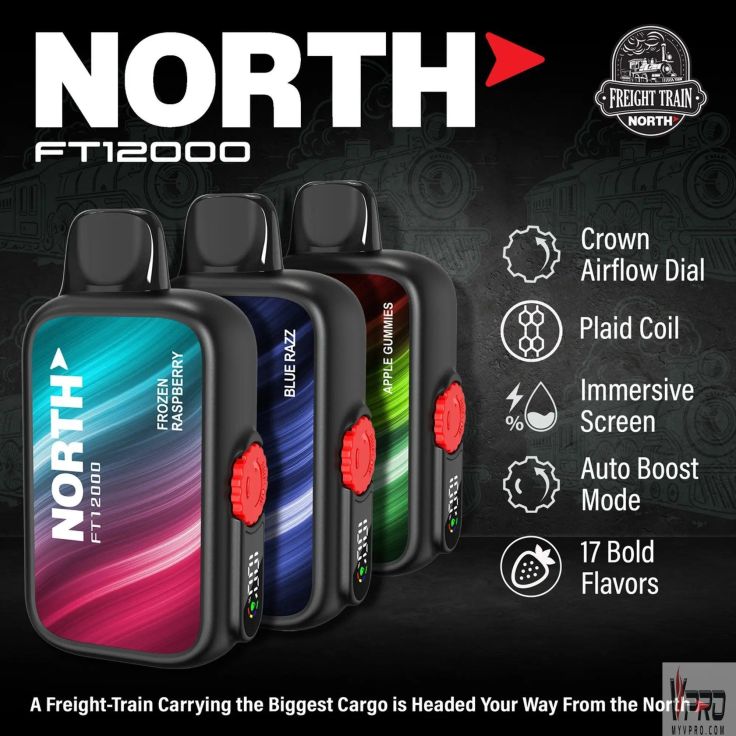 vanilla vape disposable North FT12000 5% Nic Disposable Vape