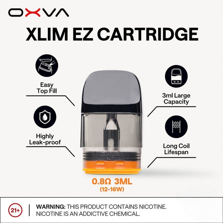 OXVA XLIM EZ Replacement Pods – Easy Fill, Smooth Draw