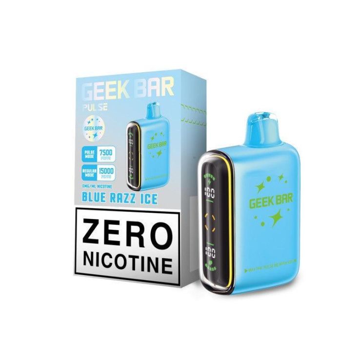 no nic geek bar pulse x Geek Bar Pulse 15K Disposable 0% Nicotine Free Vape