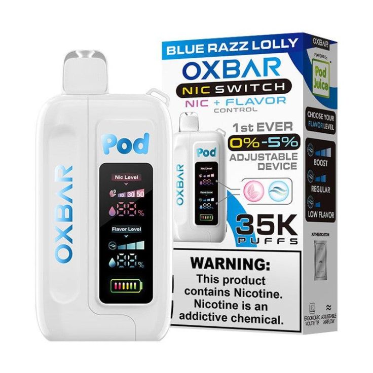 OXBAR 35K Puffs Disposable – $12.99 Nic+Flavor Control