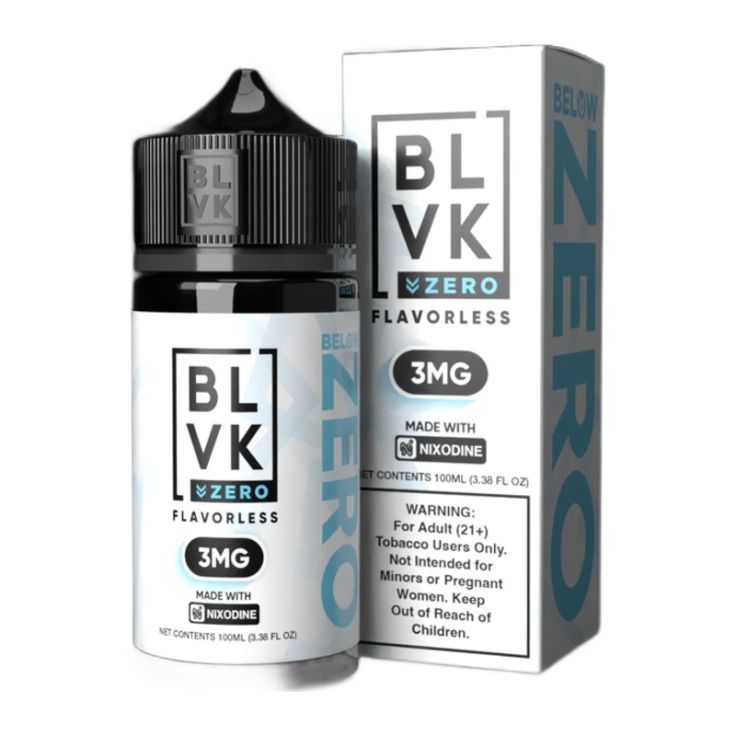 Below Zero - BLVK Flavorless 100mL