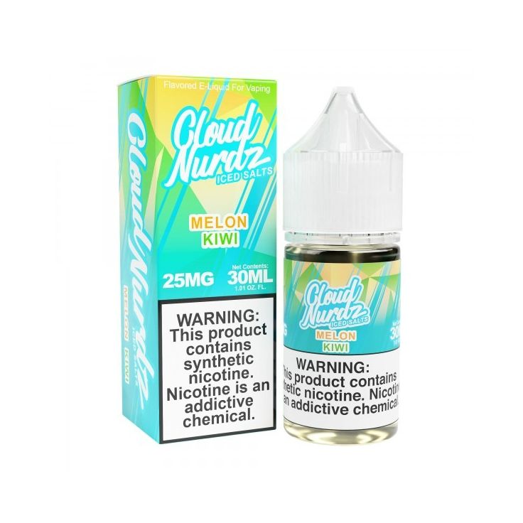 Iced Kiwi Melon - Cloud Nurdz Salts 30mL