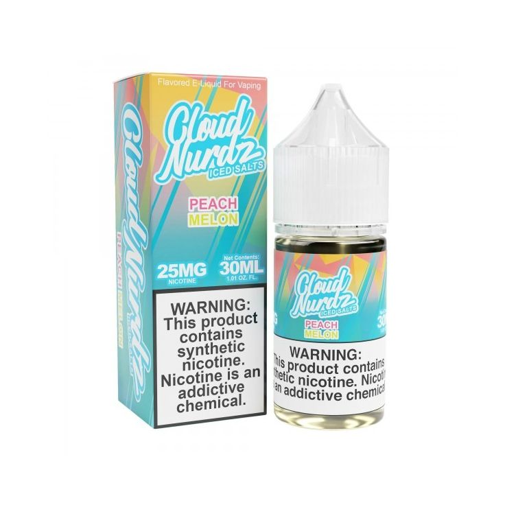 Iced Peach Melon - Cloud Nurdz Salts 30mL
