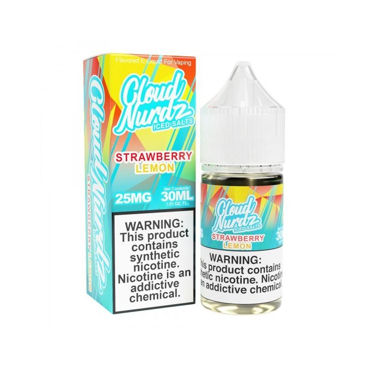 Iced Strawberry Lemon - Cloud Nurdz Salts 30mL