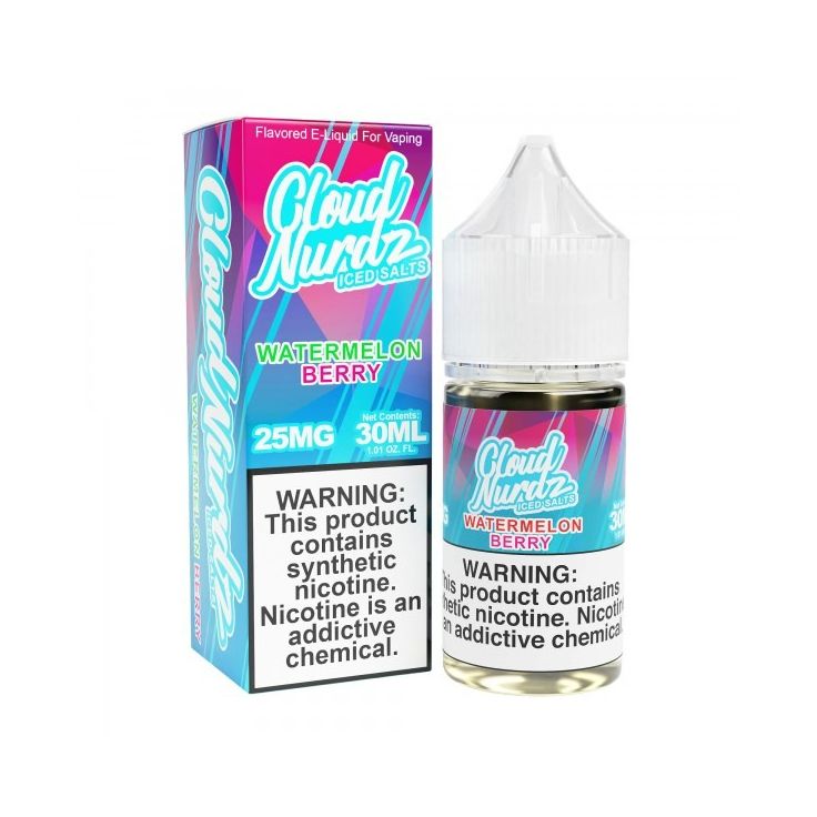 Iced Watermelon Berry - Cloud Nurdz Salts 30mL
