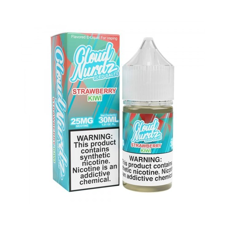 Iced Strawberry Kiwi - Cloud Nurdz Salts 30mL