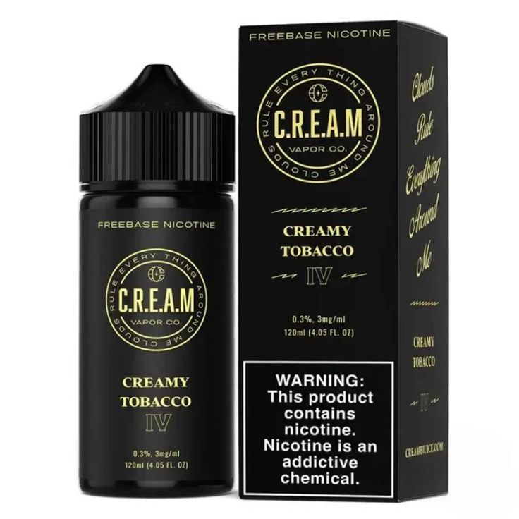 Creamy Tobacco - C.R.E.A.M Vapor Co. 120mL