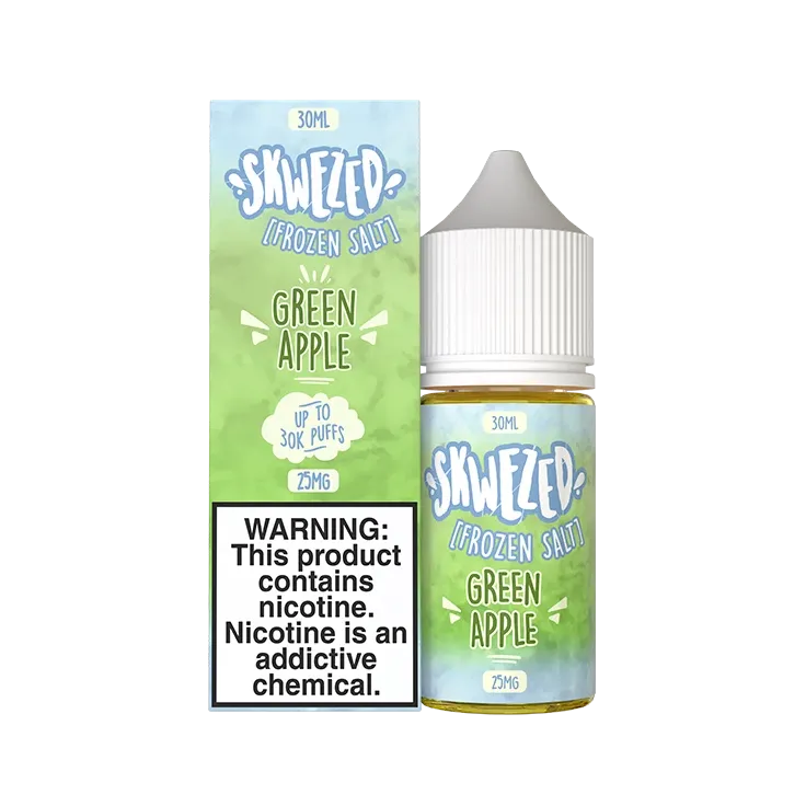 Frozen Green Pucker (Green Apple Ice) - Skwezed Salt 30mL