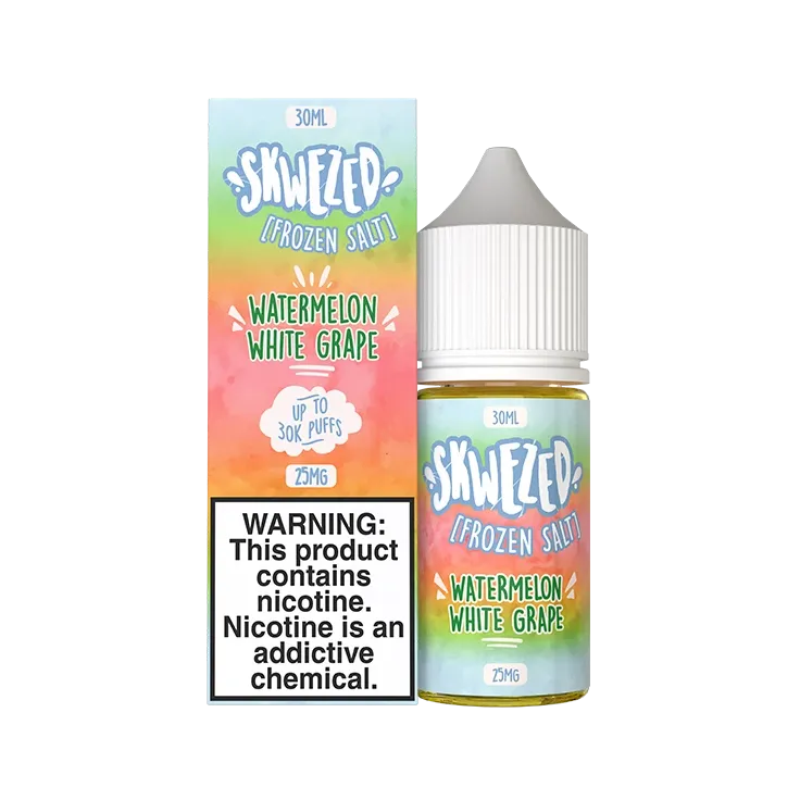 Frozen Sparkling Summer Rush (Watermelon White Grape Ice) -  Skwezed Salt 30mL