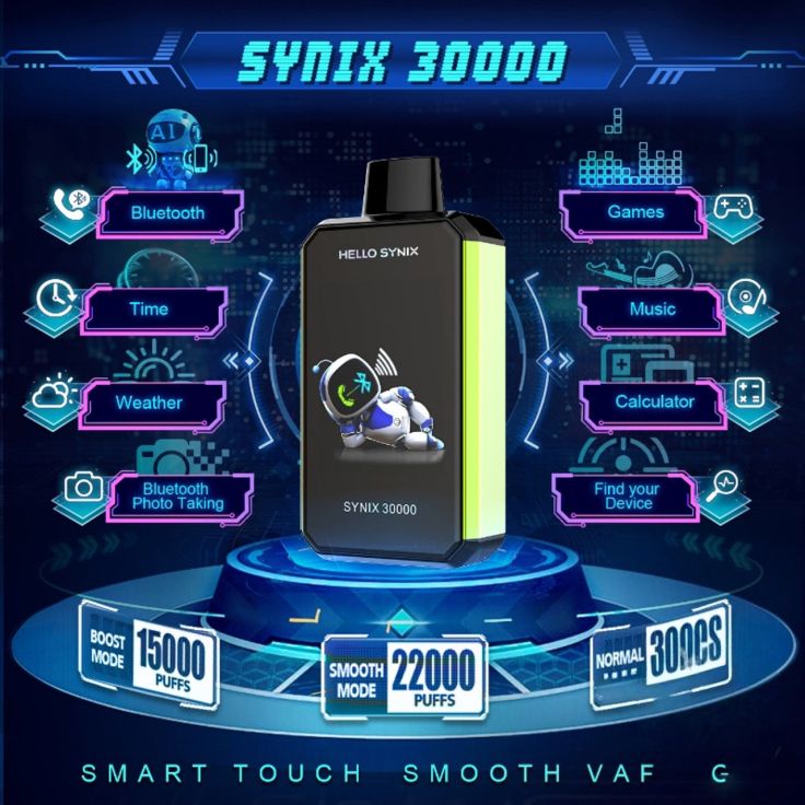 hello synix vape 30000 Steam and Vape – High End Vape Shop in France