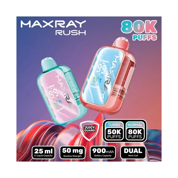 Maxray Rush 80K Disposable Vape 5%
