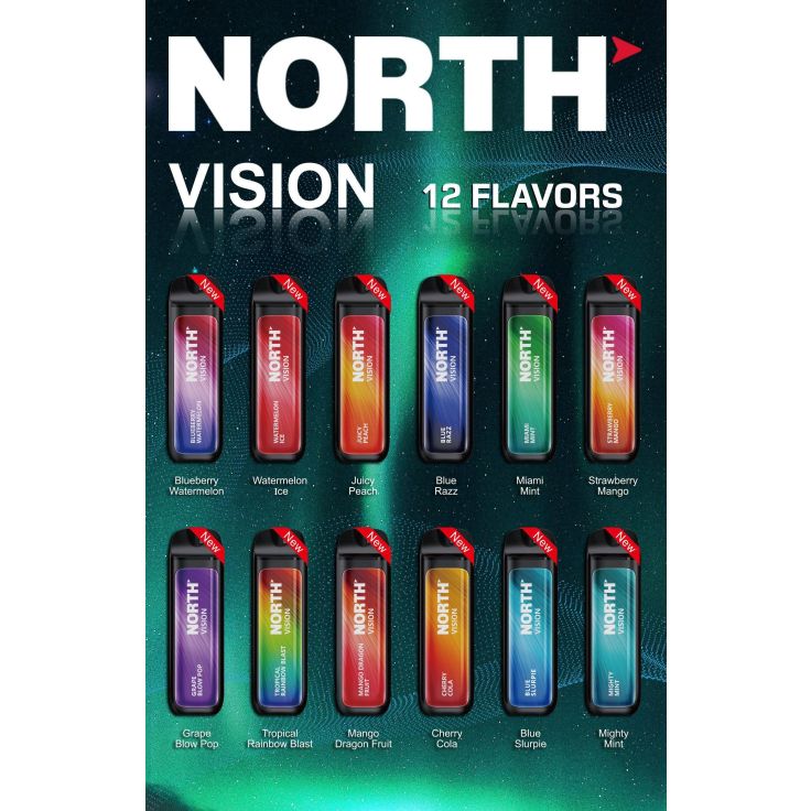 North Vision 15K Disposable Vape 5%