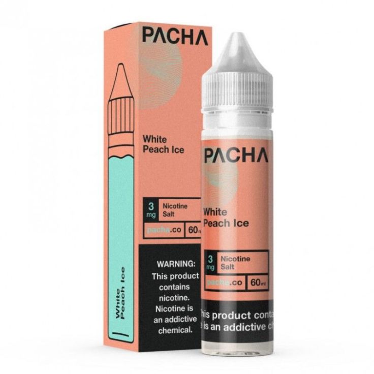 White Peach Ice - Pacha Synthetic 60mL