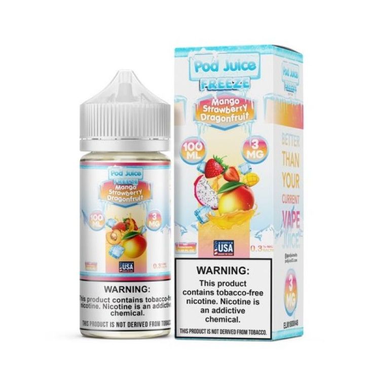 Mango Strawberry Dragonfruit Freeze - POD Juice 100mL