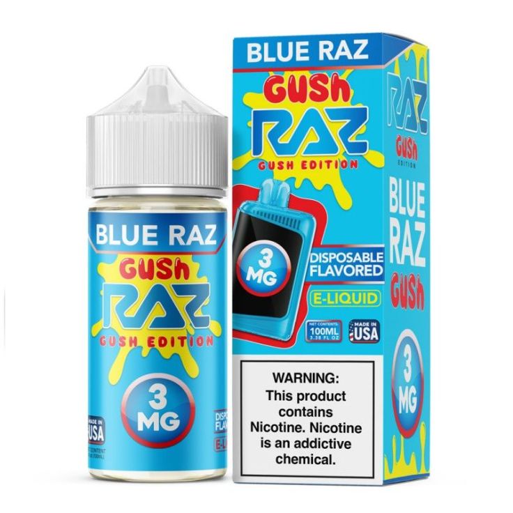 Blue Raz Gush - POD Juice x RAZ 100mL