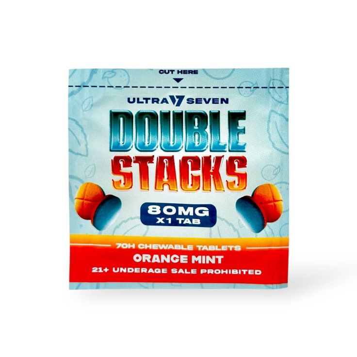 Ultra Seven Double Stacks 7-OH Tablets-1ct x 80mg - Orange Mint