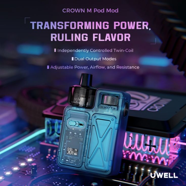 Uwell CROWN M 35W Pod Mod Starter Kit