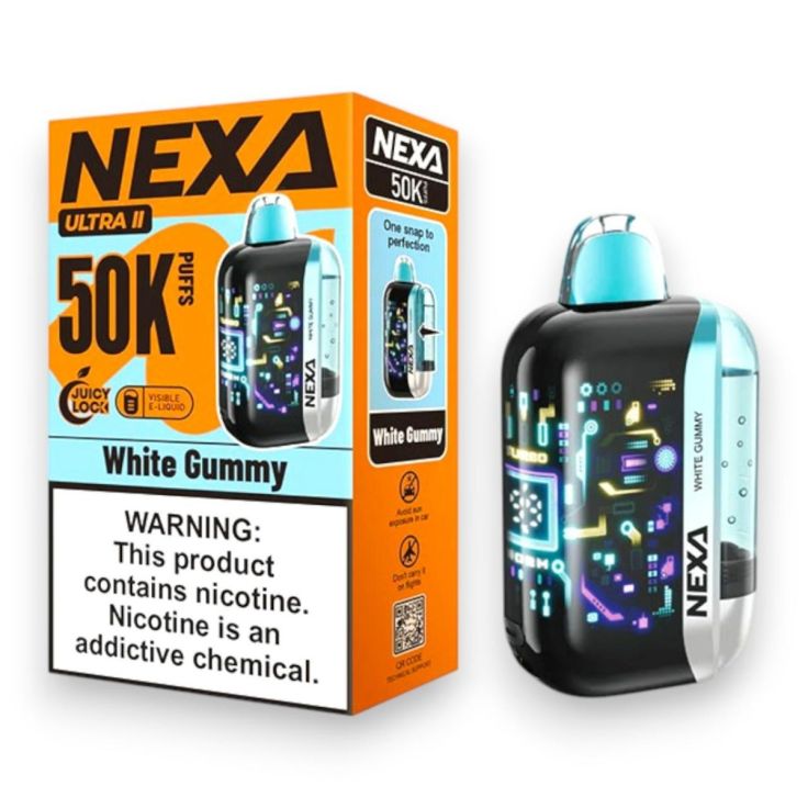 2.5 disposable vape NEXA Ultra 2 50000 5% Choose Device:Ice Blue Type_Coils Voopoo PnP Replacement Coils