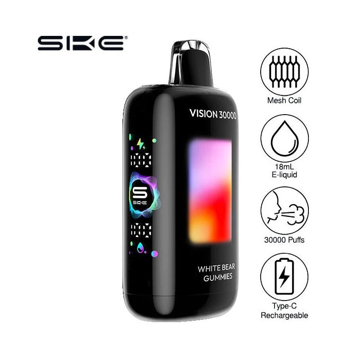 SKE Crystal Vision 30K Disposable – Rechargeable Vape Device
