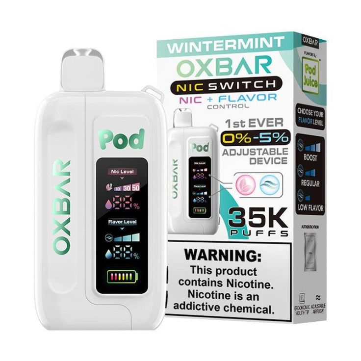 OXBAR 35K Puffs Disposable – $12.99 Nic+Flavor Control