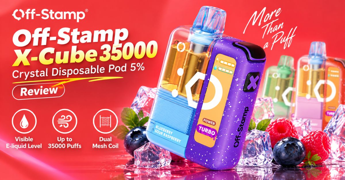 Off-Stamp X-Cube 35000 Crystal Disposable Pod 5% Review